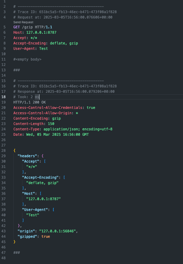 HTTP Log Format Example
