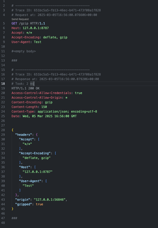 HTTP Log Format Example